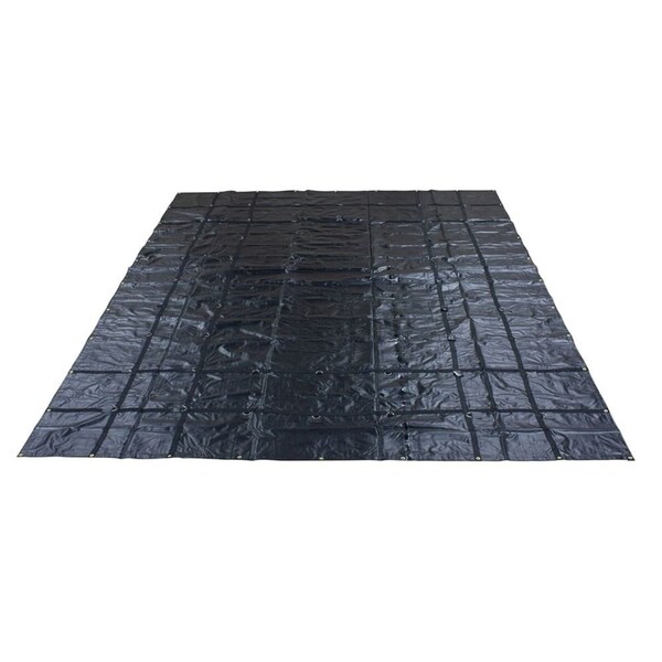 Mytee Products 16ft x 20ft Flatbed Truck Tarps Heavy Duty 18oz Steel Tarp - Black ST16-20 - main