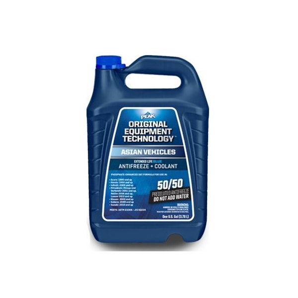 Peak 50/50 Pre-Diluted, 1 Gallon Jug, Blue, Single, Use With Acura 1990 And Up/ Honda 1990 And Up PABB53 - main