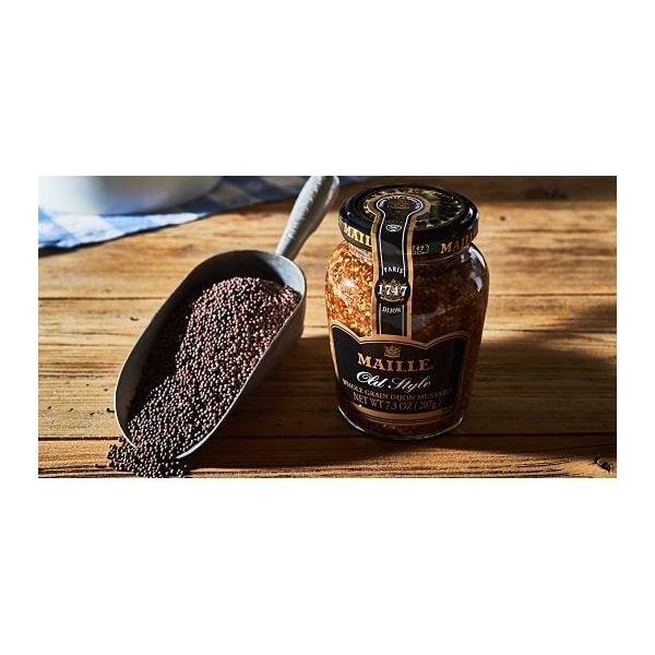 Maille Old Style Grained Mustard Bottle, 7.3 Fluid Ounce, 6PK 67360 - main
