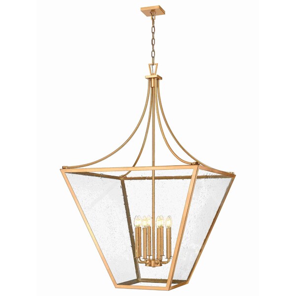 Z-Lite Montalcino Rubbed Brass 8 Light Chandelier 1961-8RB - main