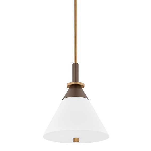 Troy Lighting Staton 1 Light Pendant 16 In. Patina Brass/Bronze F4216-PBR/BRZ - main