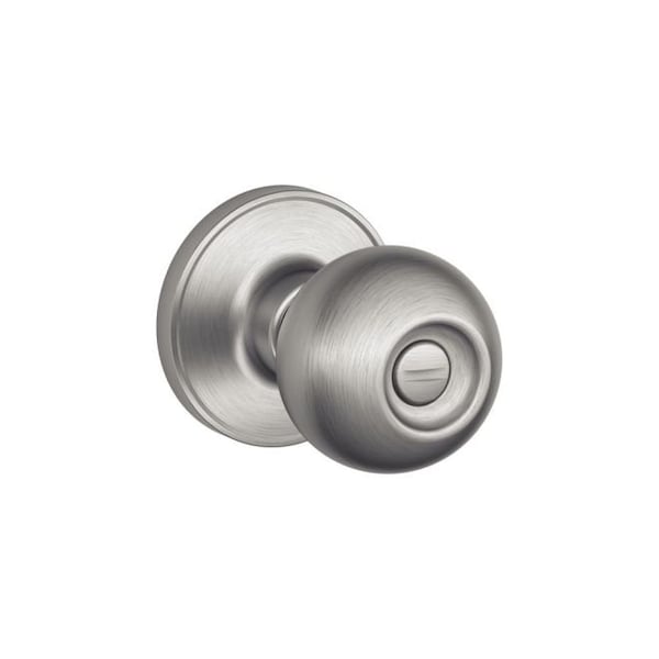 Schlage J Dexter Series Privacy Lock Corona Knob with 16254 Latch and 10101 Strike Satin Stainless Steel Finish J40 CNA 630 - main