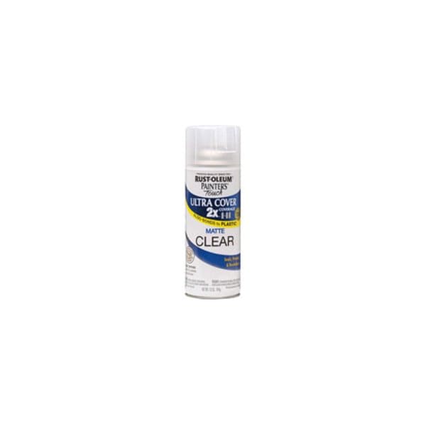 Rust-Oleum Spray Paint, Clear, Matte, 12 oz 249087 - main