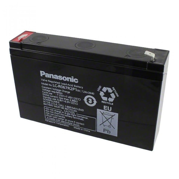 Premium Power Products Battery SLA 6V 7.2A F2 C6206-ER - main