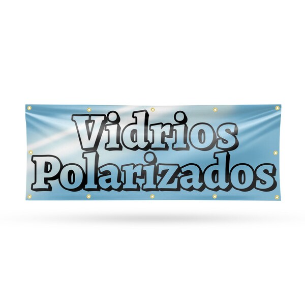 Signmission Vidrios Polarizados, 48 Inch x 120 Inch, Vinyl Banner B-120-30917 - main