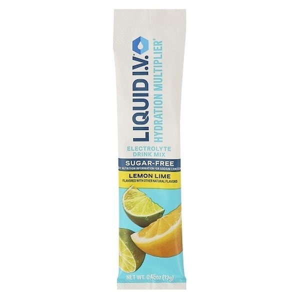 Liquid I.V. Lemon Lime Hydration Multiplier Electrolyte Drink Mix, 0.46 Ounce, 96PK LVS-8015 - main