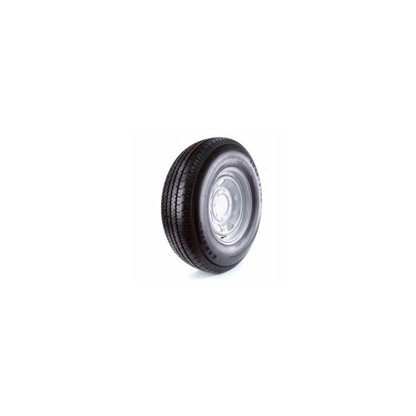 Kenda Loadstar Karrier Radial Trailer Tire & 8-Hole Custom Spoke Wheel 8/6.5, 235/80R-16 LRD DM235R6D-8CI - main
