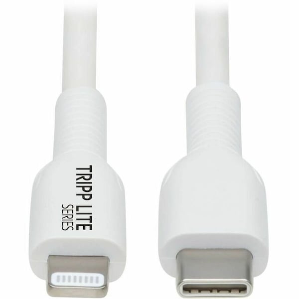 Eaton EATON USB-C To Lightning Sync/charge Antibacterial Cable M/m, Mfi M102AB-02M-WH - main