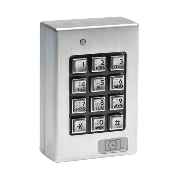 Linear Weather Resistant Keypad, 4-1/2" H 232SE - main