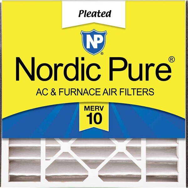 Nordic Pure 20x20x5 Pleated Air Filter, High Capacity, Electrostatically Charged Synthetic Media, MERV 10 20x20x5ABM10-1 - main
