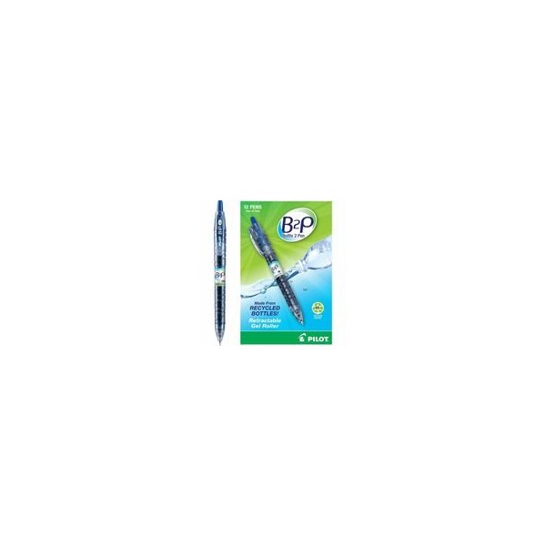 Pilot Fine Point Gel Pens, 0.7 mm Fine Pen Point, Refillable, Retractable, Blue Ink, Gel-based, 12PK 31601 - main