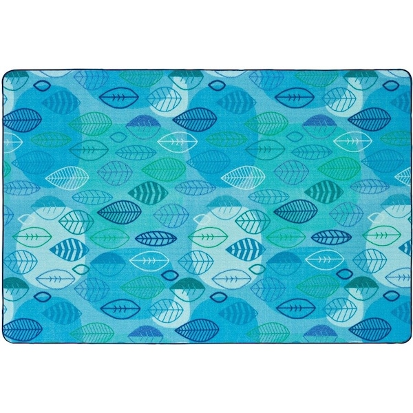 Carpets For Kids 8 x 12 ft. Rectangle Peaceful Spaces Leaf Rug 60318 - main