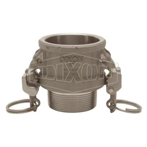 Dixon Type B Cam and Groove Coupler, 2 in Nominal, Female Coupler x MNPT End Style, Hastelloy CW12MW, Dome HAB200EZ - main