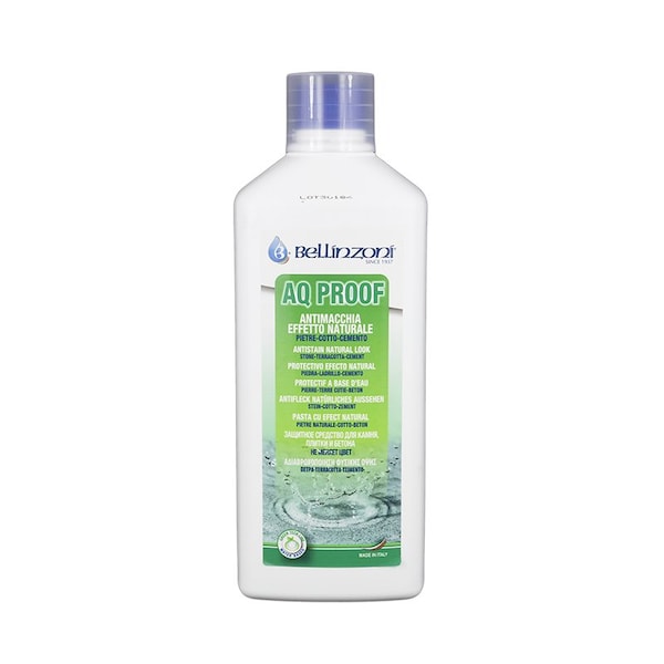 Bellinzoni AQ Proof - Antistain Protective Agent, Natural Effect, Water and Oil Proof, Water Based, for Stone, BAQP - main
