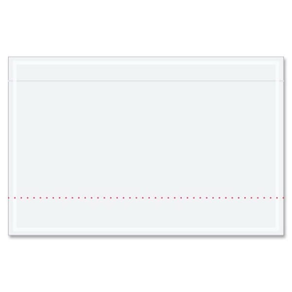 Zoro Select Document Envelope, Clear, PK500 PL70 - main