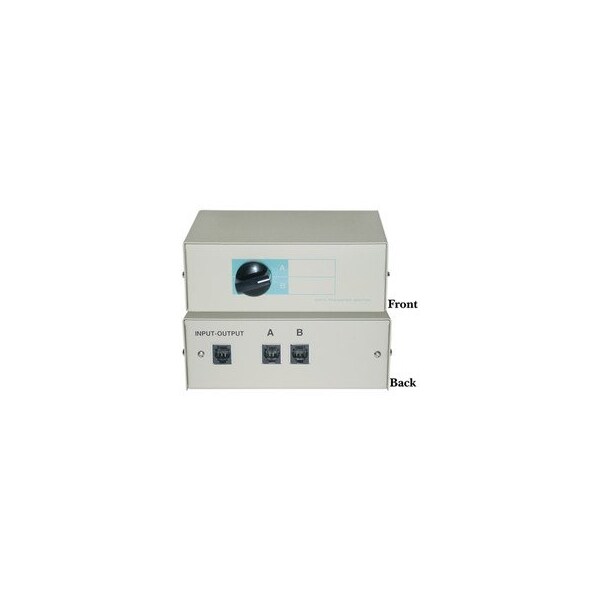 Cable Wholesale AB 2 Way Switch Box, RJ12 Female 40R1-01602 - main