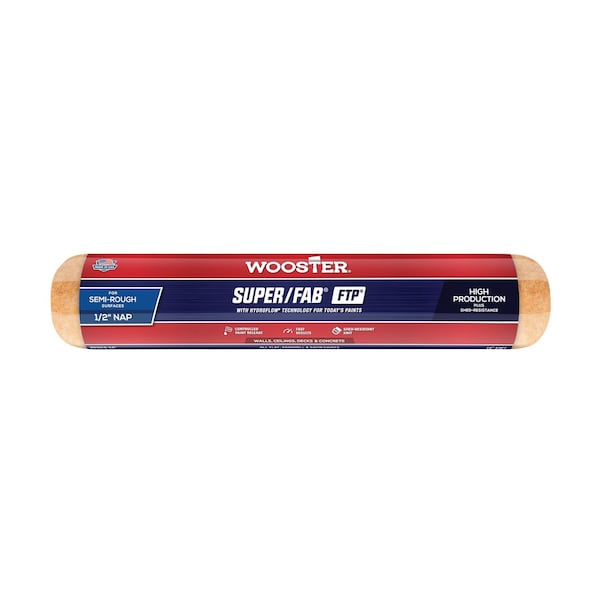 Wooster RR924 14 in. Super Fab Ftp 0.5 in. Nap Roller Cover 71497177285 - main