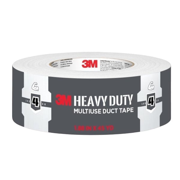 3M Duct Tape, Heavy-Duty, 45 yd L, 1.88 in W, White 2145-WH - main