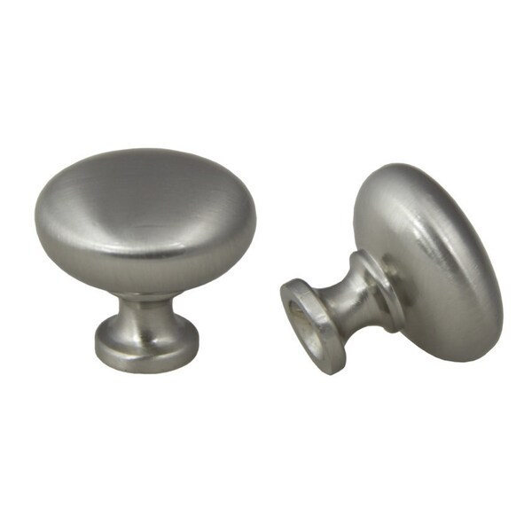 Pride Industrial 1-1/4in St. Louis Cabinet Knob Satin Nickel Finish K81361SN - main