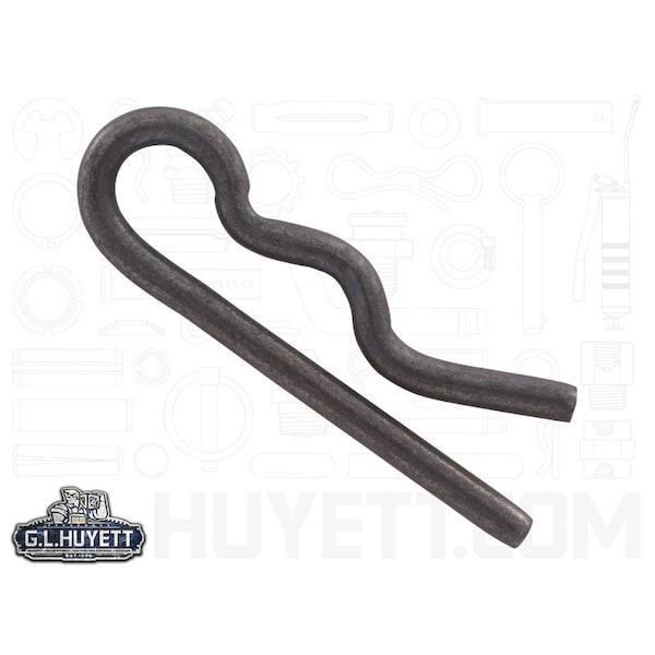 Huyett Bridge Pin, Zinc Plated Spring Steel, 0.120 in Wire Dia x 1.719 in Length x Fits 9/32 in Shaft BP-138 - main