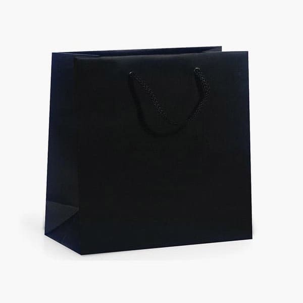 Nashville Wraps Black Matte Gift Bags, Jewel 6.5x3.5x6.5, 10PK MTJMBK - main