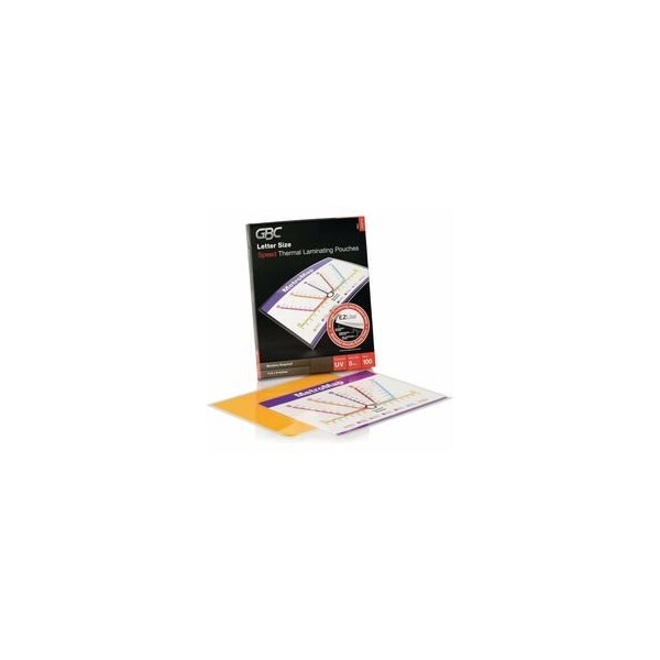 Gbc Fusion EZUse Laminating Pouches - Sheet Size Supported: Letter - Laminating Pouch/Sheet Size:, 100PK 3200716 - main