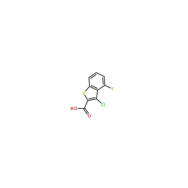 Ak Scientific 3-Chloro-4-fluoro-1-benzothiophene-2-carboxylic acid (1g), CAS 588676-90-8 6181AE-1g - main