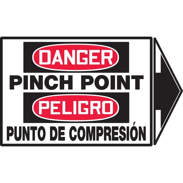 Accuform BILINGUAL OSHA DANGER SAFETY SIGN SBLEQM144XVE - main