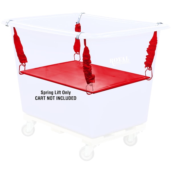 Royal Basket Trucks Cube Truck Spring Lift Kit, Red G16-RRX-PSN - main