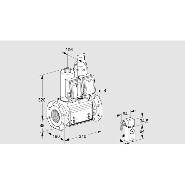 Honeywell Kromschroder VCS7T80A05NLKGRB/3-P4/PPPP KS88203960 - main