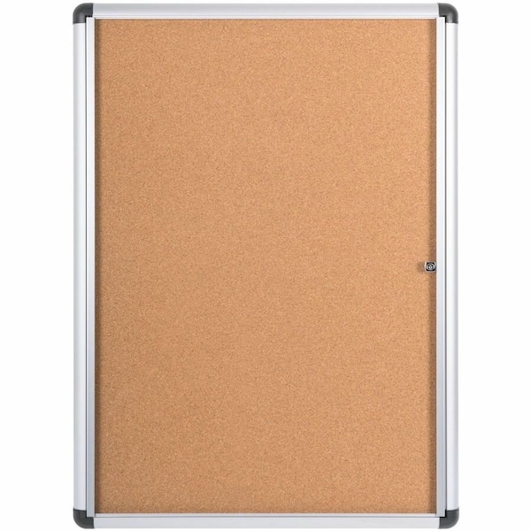 Mastervision Enclosed Cork Bulletin Board 31-7/64"H VT630101690 - main