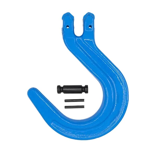 Mytee Products 3/8 in G100 Clevis Foundry Hook WLL 8800 LBS for Towing Lifting & Rigging FH38-G100 - main