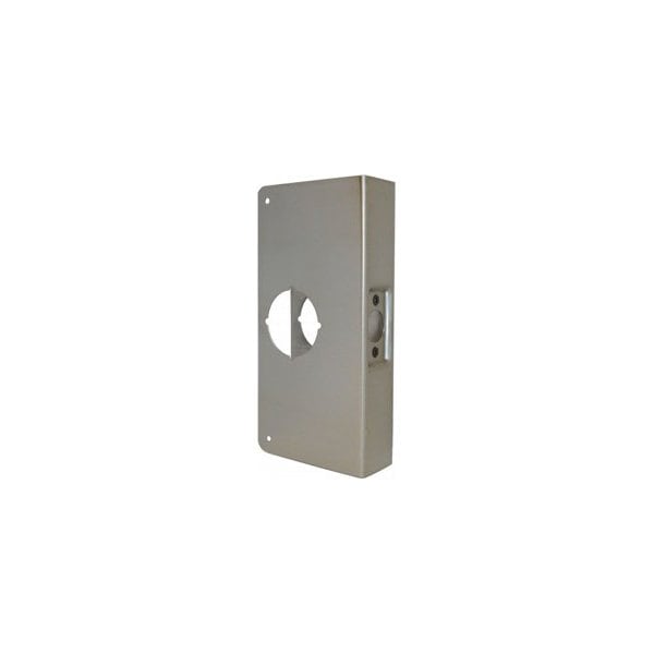 Don-Jo Mfg Door Wrap 2-3/8in Backset, 1-3/8in Door, 4in W x 9in H, 2-1/8in Hole, 630/US32D Stainless Steel 1-S-CW - main