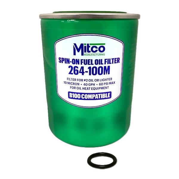 B & K Mitco Spin-On Fuel Oil Filter 264-100M - main