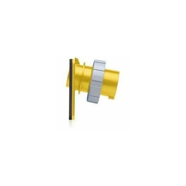 Leviton Industrial Grade Inlet, Watertight, 20 Amp, 125 Volt 320B4W - main