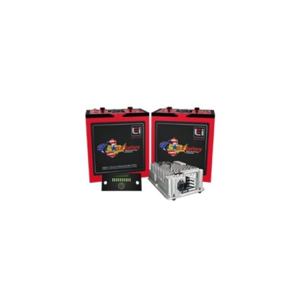 Us Battery 650 W Charger and Two 24V 67Ah Lithium-Ion Batteries, LFP 803453 - main