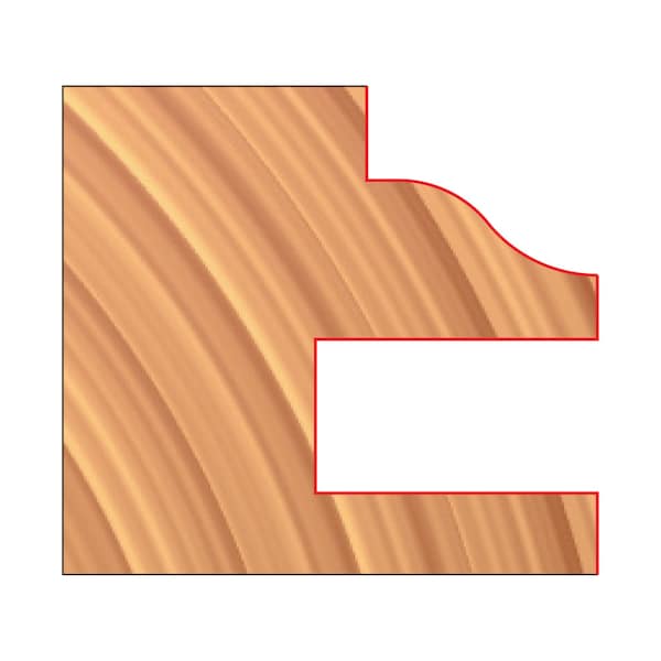 Freud 2-11/16in. x 1in. x 3/4in. Drawer Lock Cutters EC261-IC - main