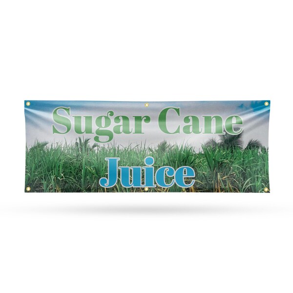 Signmission Sugar Cane Juice, 24 Inch x 72 Inch, Vinyl Banner B-72-30871 - main