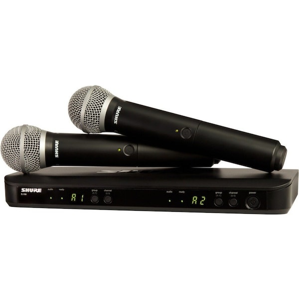Shure BLX288 DUAL SM58 VOCAL SYSTEM BLX288/SM58-H10 - main