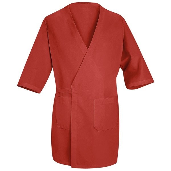 Bulwark RED COLLARLESS BUTCHER WRAP SZ M WP10RD RG M - main
