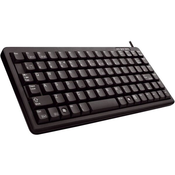 Cherry BLACK 11 ULTRASLIM KEYBOARD.US SPACE REDUCED 86 POSITION KEY LAYOUT. INCLUDES US G84-4100LCMUS-2 - main