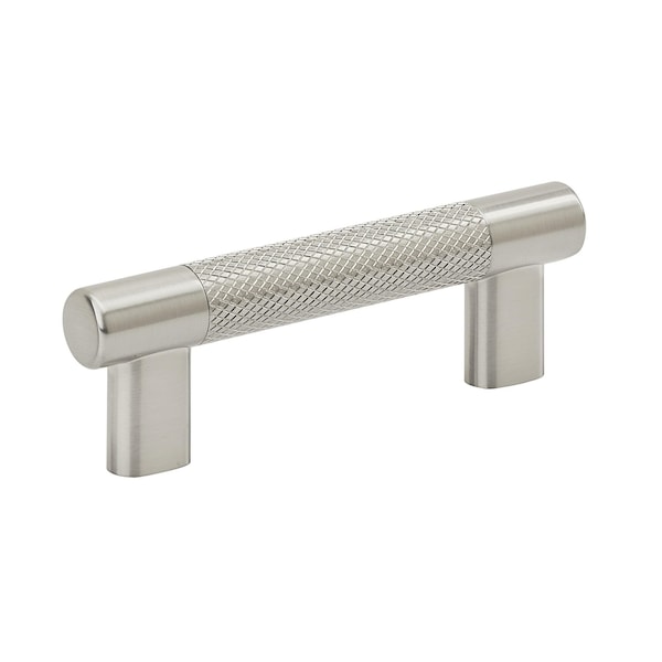 Amerock Bronx 3 in & 3-3/4 in 76mm & 96 mm Center-to-Center Satin Nickel Cabinet Pull BP36557G10 - main