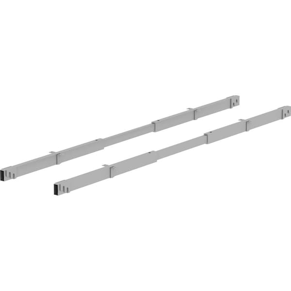 Lorell Tabletop Crossbar Credenza, Shell, Mod Panel, 67" W X Silver 16208 - main