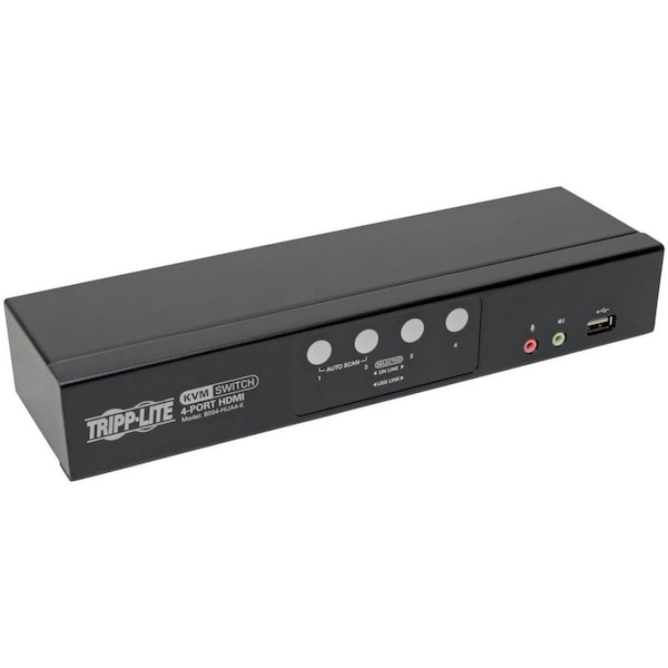 Eaton EATON Tripp Lite Series 4-Port HDMI/USB KVM Switch with Audio/Video and USB Peripheral Sharing B004-HUA4-K - main