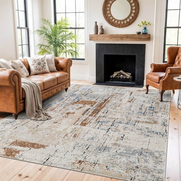 World Rug Gallery Multi-Tonal Area Rug 7 ft 10 in x 10 ft Multi WR203MULTI8X10 - main