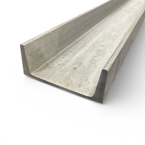 Online Metal Supply 5 in x 1.89 in x 7 in, 304 Stainless Steel Channel, Tapered Leg (5 x 9) 304SSCHLW5H1.885T0.325L7.1 - main