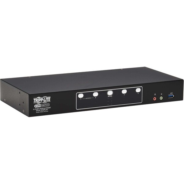 Tripp Lite DisplayPort KVM Switch Dual-Display 4-Port 4K60Hz USB 3.2 Gen 1 B006-DP2UA4 - main