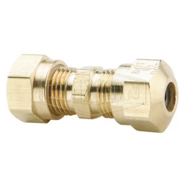 Dixon Air Brake Union, 1-18 x 3/4 in, Straight Thread x Tube, Brass, Domestic 62NAB12 - main