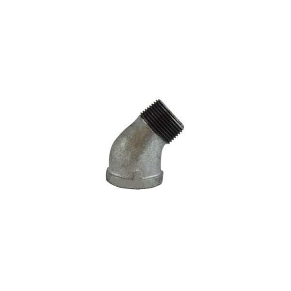 First Fitting & Fastener 3/8 PIPE 45 DEG STREET ELBOW GALVANIZED 317037N0000GALV - main