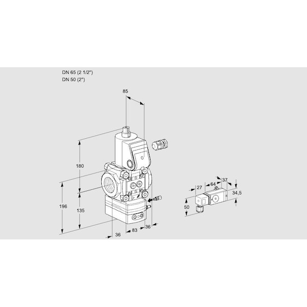 Honeywell Kromschroder VAG365/50R/NWAE KS88030153 - main